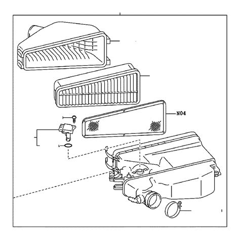 2000 Toyota Tundra Mass Air Flow Sensor - 222040V010 | Rohrich Toyota