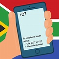27 Country Code - South Africa Phone Code 0027 - How To Call South Africa