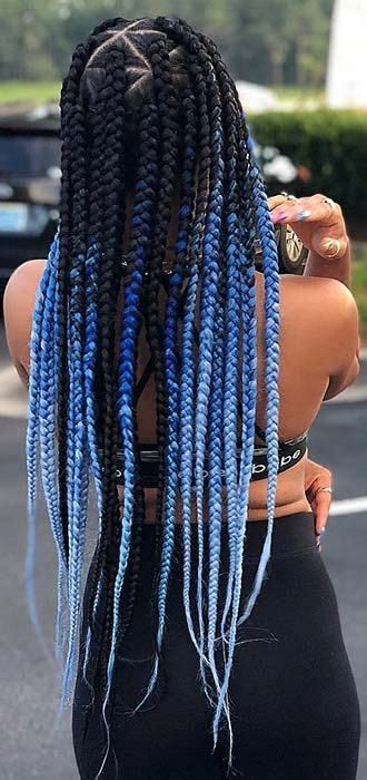 This is a great way to change beyond recognition, but it's not easy to be bent on such a bold experiment with appearance. Triangle Box Braids Styles We Adore!