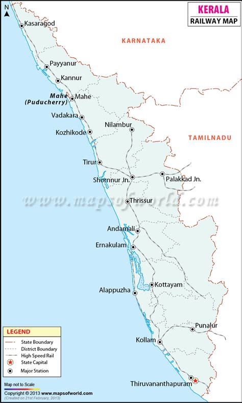 Kerala Map Districts In Kerala