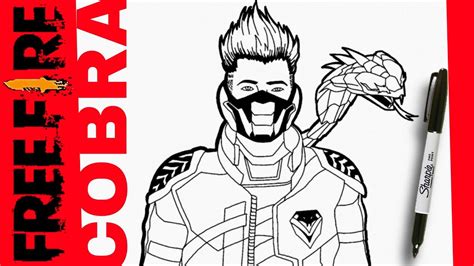 How To Draw The Free Fire Cobra Skin How To Draw Free Fire Cobrarage