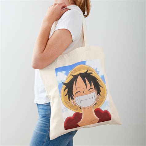 Tote Bag Luffy Smiling One Piece Par Lilzer99 Redbubble