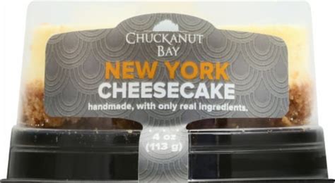 Chuckanut Bay New York Cheesecake 3 In 4 Oz Ralphs