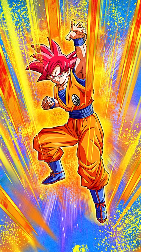 Becoming a God Super Saiyan God Goku | DB-Dokfanbattle Wiki | Fandom
