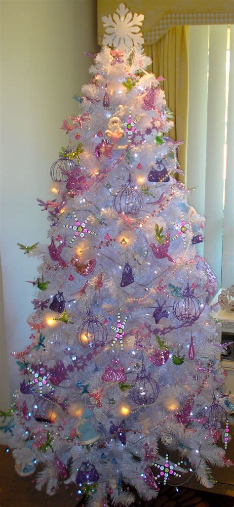 Personalise 1000s of unique designs at zazzle. White Christmas Tree with Apple Green, Lavender & Pink ...