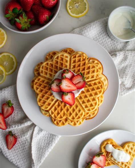 Hjertevafler Norwegian Heart Shaped Waffles Skandibaking