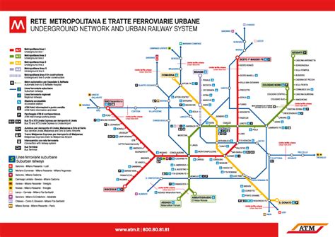 Stampa Mappa Metropolitana Milano