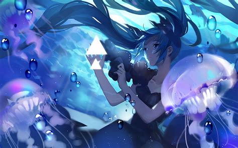 1920x1080px Free Download Hd Wallpaper Hatsune Miku Underwater