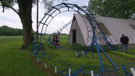 Have you ever ridden a roller coaster? Backyard Roller Coaster | Indiana Oddities - YouTube