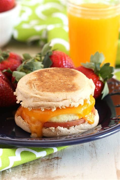 Homemade Egg Mcmuffin Breakfast Sandwich The Suburban Soapbox