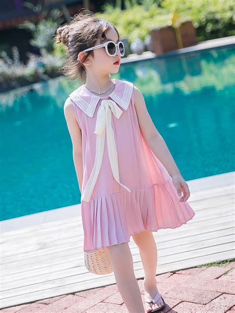 2019 Kidsprincess Dress Back To School Girls Summer Dress Cotton