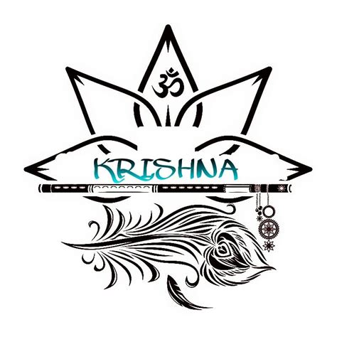 Krishna Logo Krishna Tattoo Creative Logo Design Art Logo Design Art