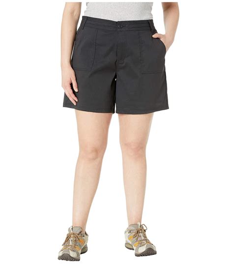 Prana Synthetic Plus Size Olivia Shorts In Black Lyst