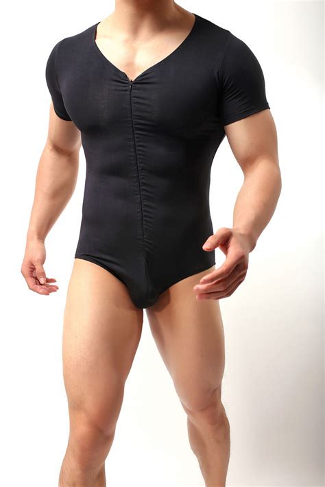 sexy men s stretch one piece fitness sports leotard jumpsuit bodysuit underwear ebay