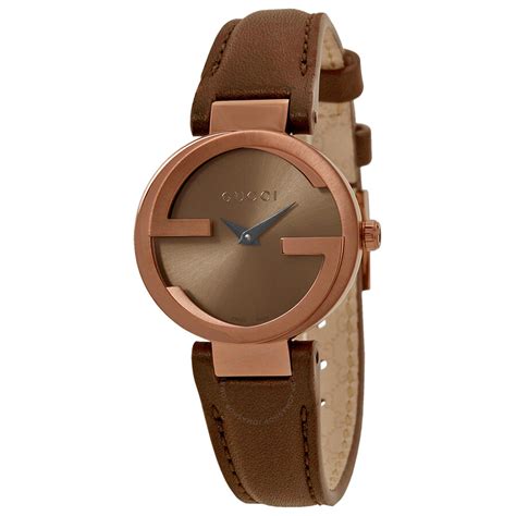 4.3 out of 5 stars 27 ratings. Gucci Interlocking G Small Brown Dial Ladies Watch ...
