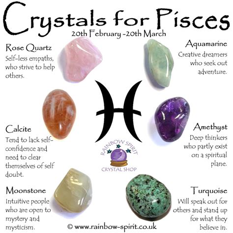 Pisces Birthstones Crystal Set Crystals Crystal Healing Stones