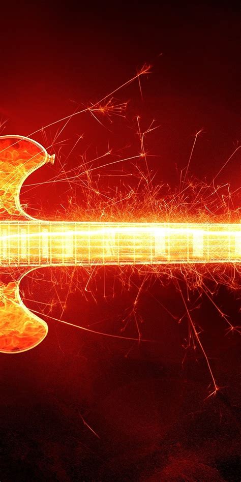 Guitar On Fire Wallpaper 64 Images