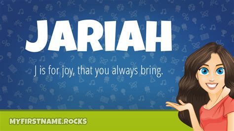 Jariah First Name Personality And Popularity