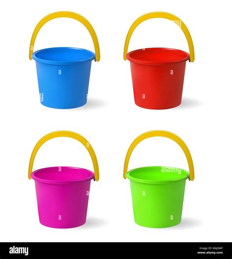 Colored Baby Buckets Set Of Multi Colored Buckets For Playing In