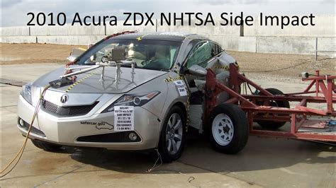 Learn more about the 2010 acura zdx. 2010 Acura ZDX NHTSA Side Impact - YouTube