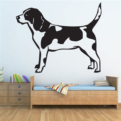 Beagle Dog Wall Sticker Pet Animals Wall Decal Canine Home Decor