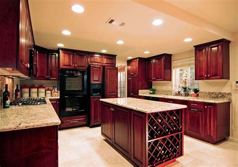 Cherry Kitchen Cabinets Photo Gallery Home Design Lovers