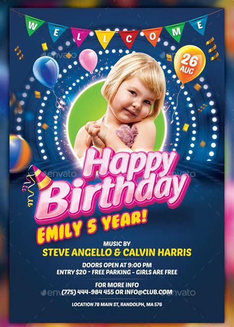 After that, preview and save your work. 12+ Birthday Program Templates - PDF, PSD | Free & Premium Templates