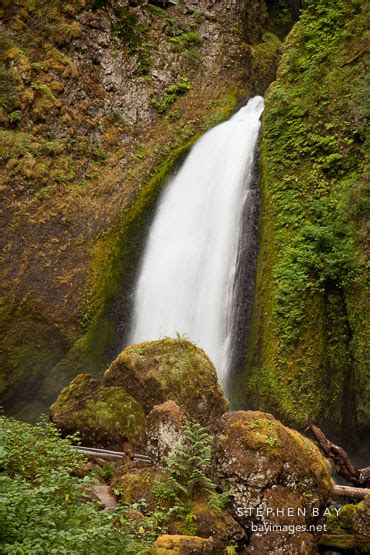 Photo Wahclella Falls On Tanner Creek Columbia River Gorge Oregon