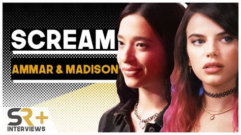 Mikey Madison And Sonia Ammar Interview Scream Youtube