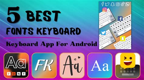 5 Best Fonts Keyboard Best Keyboard App For Android Youtube