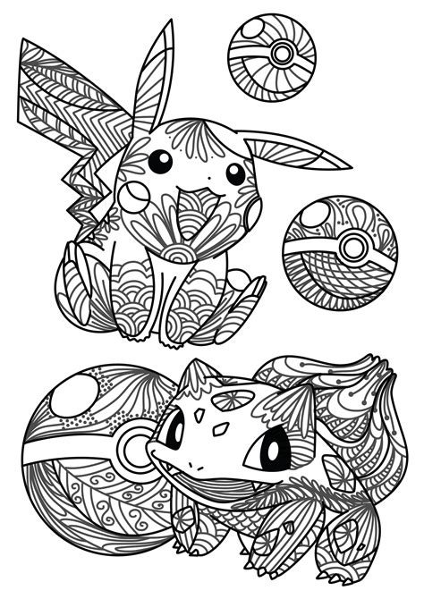 Adult Pokemon Coloring Pages My Worksheet News