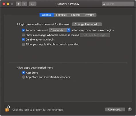 How To Change Security Preferences On Mac