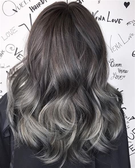 My Beautiful Ash Steel Grey Hair Painting Base Color