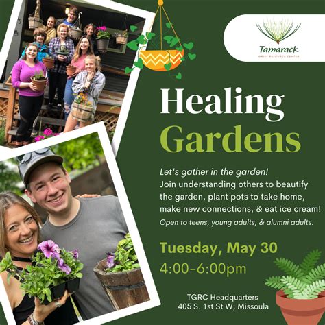 Healing Gardens Community Gathering Missoula — Tamarack Grief