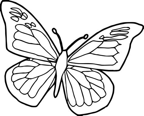 Butterfly Coloring Pages Free Download On Clipartmag