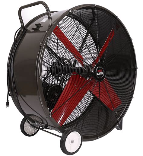 Portable Explosion Proof Barrel Cooling Fan 36 Inch 12100 Cfm Belt Tpc