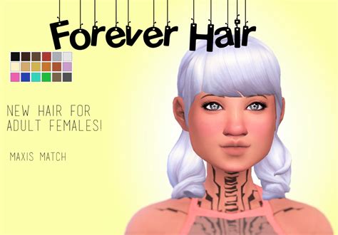 Sims 4 Ccs The Best Hair By Simblr And Stuffs