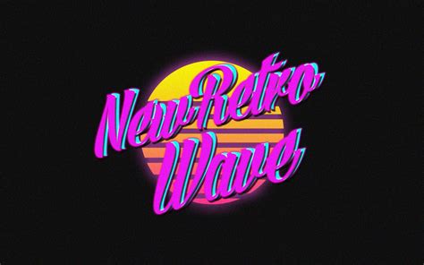 New Retro Wave, Neon, 1980s, Vintage, Retro games, Synthwave Wallpapers 