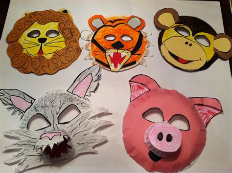 Pin By Kathy Zolman On Halloween Animal Crafts For Kids Animal Masks
