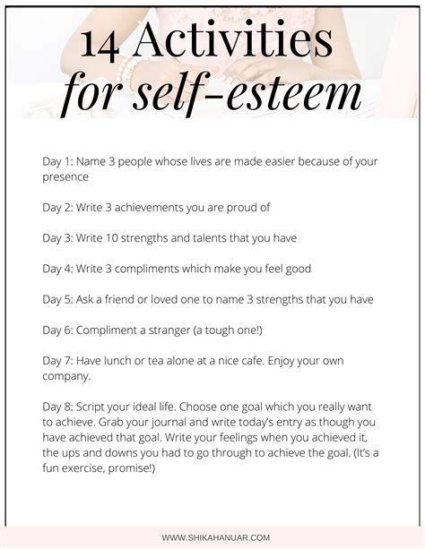 Cbt Worksheets For Low Self Esteem