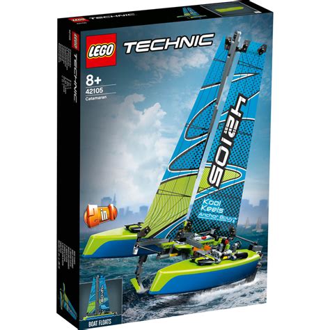 Lego Technic 42105 Katamaran 2 In 1 Set Rennboot Technik Schiff S