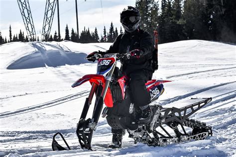 Riding A Snow Bike 101 For Sledders And Dirt Bike Riders