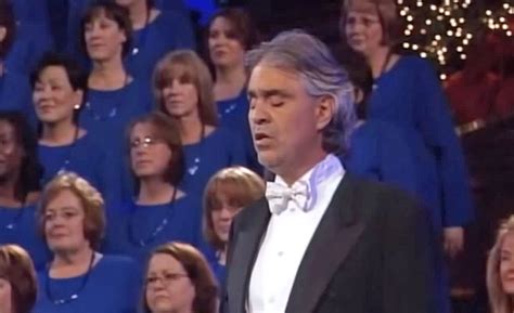 Andrea Bocelli Sings A Beautiful Rendition Of The Lords Prayer