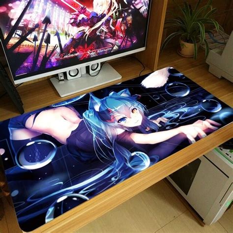 Buy 60x30cm Xl Large Mouse Pad Sexy Japanese Anime Hatsune Miku Game Gamer