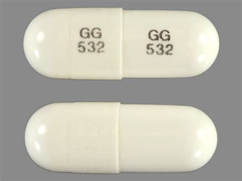 GG 532 GG 532 Pill Images (White / Capsule-shape)