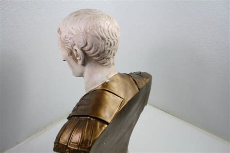 Design Toscano Julius Caesar In Armor Bust Statue 27 Faux