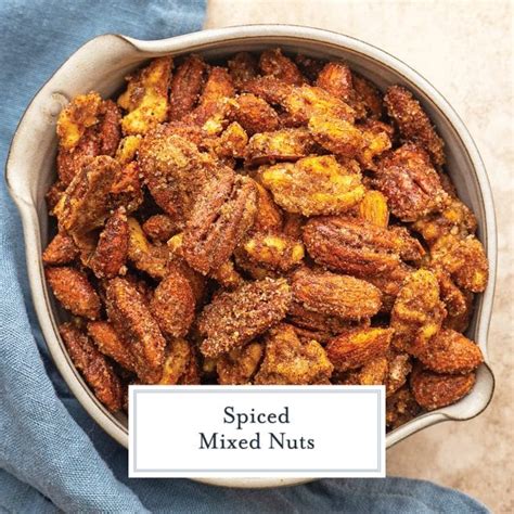 Homemade Spiced Nuts Sweet And Spicy Party Appetizer Recipe