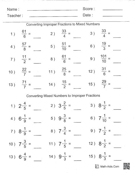 025 6th Grade Fractions Math Dividing Worksheet Fraction — Db