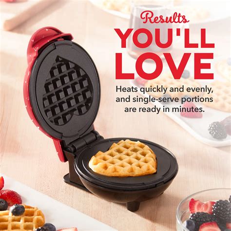Dash Dmwh100hp Mini Maker For Individual Waffles Hash Browns Keto Chaffles With Easy To Clean