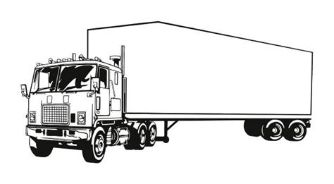 Truck Cartoon Images Black And White The Best Selection Of Royalty Free